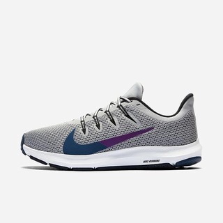 Adidasi Alergare Nike Quest 2 Dama Gri Deschis Negrii Violet Albastri | EMOP-10465